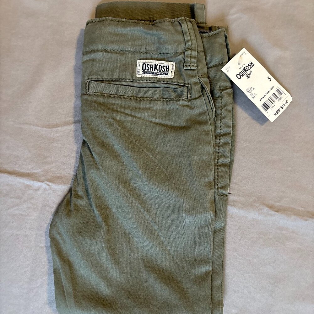 OshKosh Boys Pants Army Green Size 5